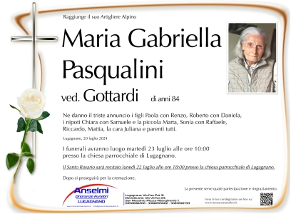 Pasqualini Maria Gabriella